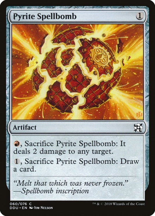 Image for Pyrite Spellbomb (60) (Duel Decks: Elves vs. Inventors) - Magic: The Gathering