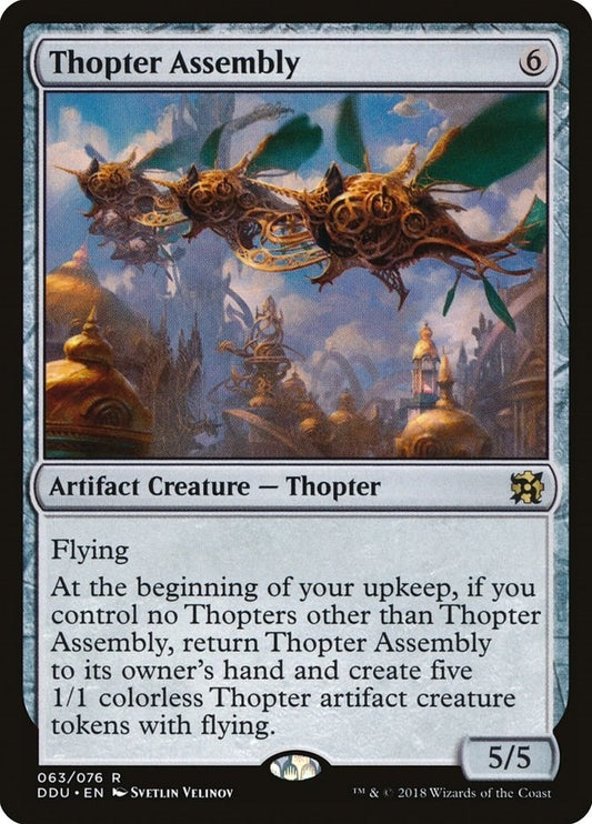 Image for Thopter Assembly (63) (Duel Decks: Elves vs. Inventors) - Magic: The Gathering