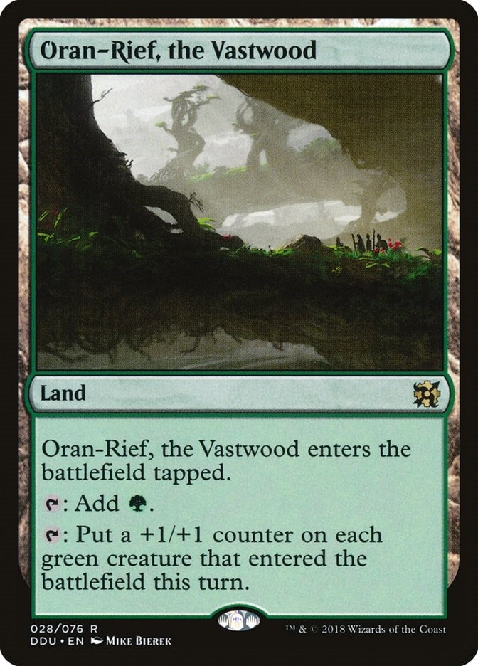 Image for Oran-Rief, the Vastwood (28) (Duel Decks: Elves vs. Inventors) - Magic: The Gathering