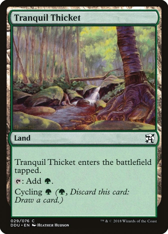 Image for Tranquil Thicket (29) (Duel Decks: Elves vs. Inventors) - Magic: The Gathering