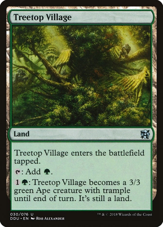 Image for Treetop Village (30) (Duel Decks: Elves vs. Inventors) - Magic: The Gathering