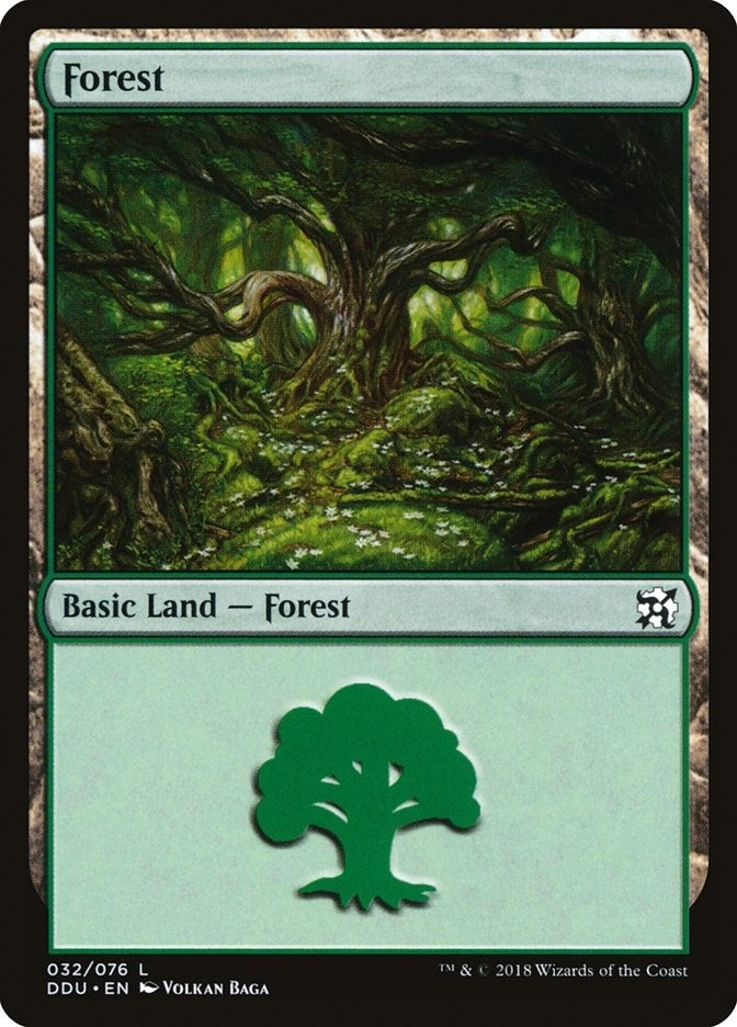 Image for Forest (032) (32) (Duel Decks: Elves vs. Inventors) - Magic: The Gathering