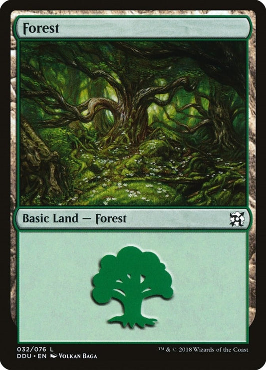 Image for Forest (032) (32) (Duel Decks: Elves vs. Inventors) - Magic: The Gathering