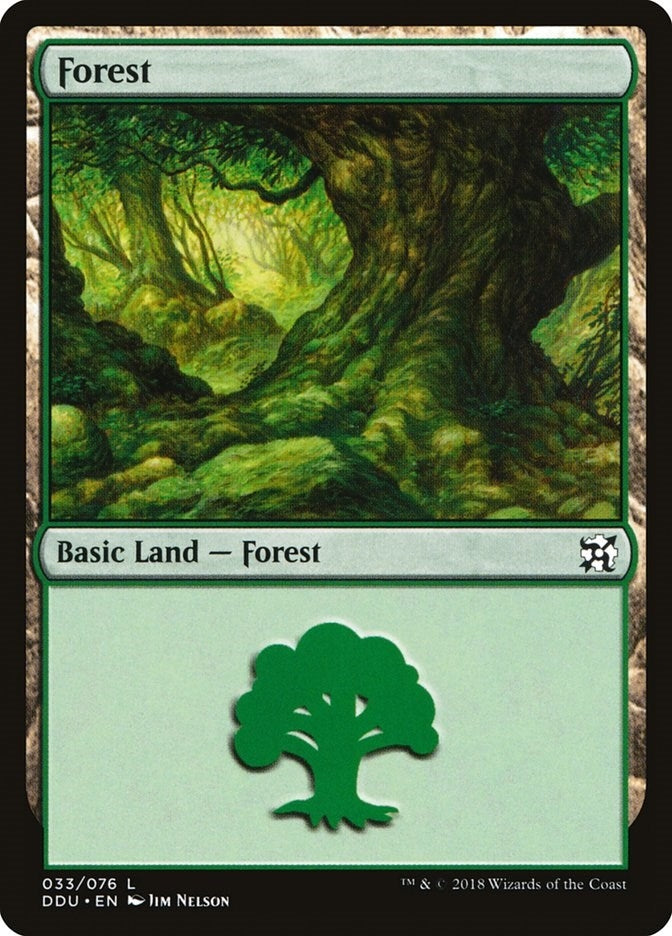 Image for Forest (033) (33) (Duel Decks: Elves vs. Inventors) - Magic: The Gathering