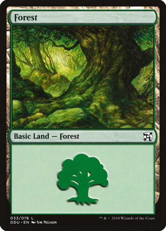 Image for Forest (033) (33) (Duel Decks: Elves vs. Inventors) - Magic: The Gathering