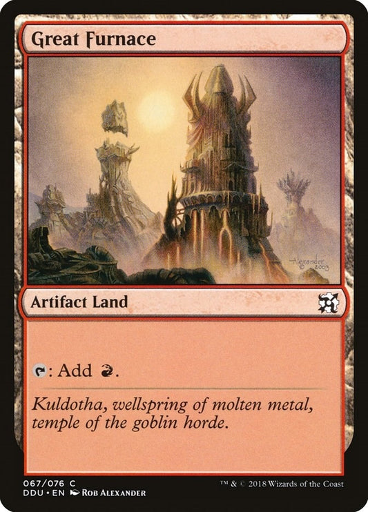 Image for Great Furnace (67) (Duel Decks: Elves vs. Inventors) - Magic: The Gathering