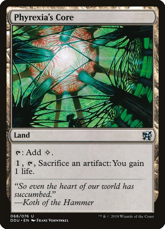 Image for Phyrexia's Core (68) (Duel Decks: Elves vs. Inventors) - Magic: The Gathering