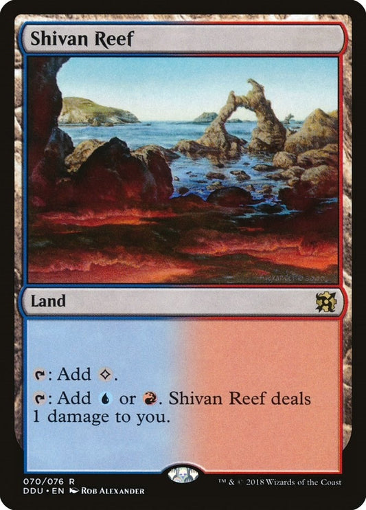 Image for Shivan Reef (70) (Duel Decks: Elves vs. Inventors) - Magic: The Gathering