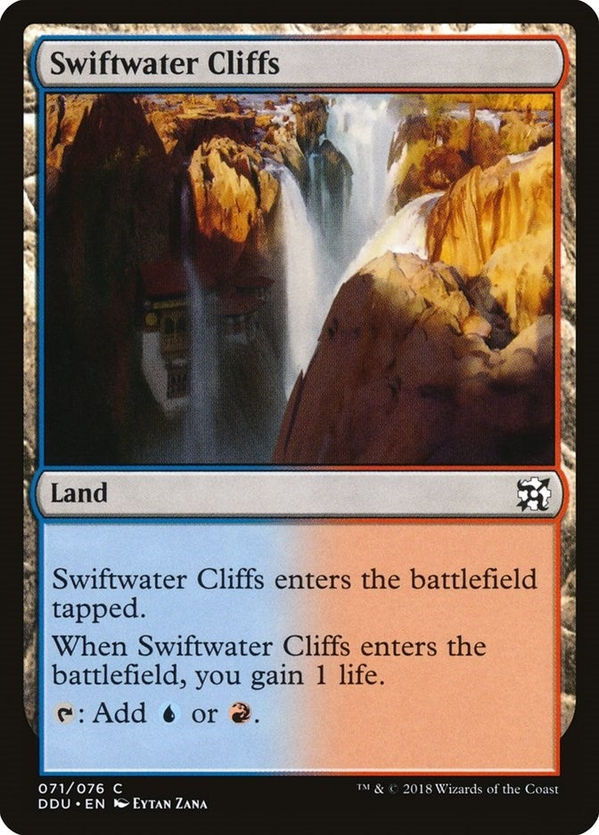 Image for Swiftwater Cliffs (71) (Duel Decks: Elves vs. Inventors) - Magic: The Gathering