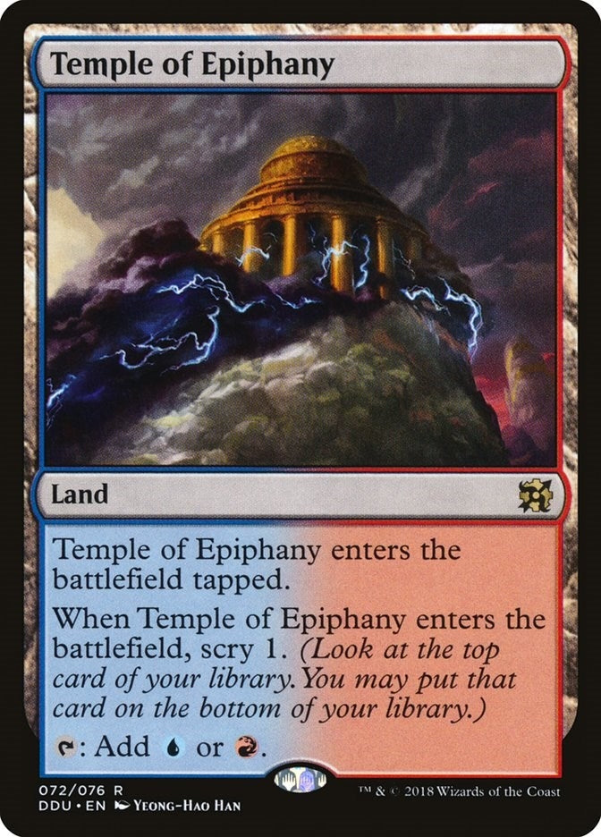 Image for Temple of Epiphany (72) (Duel Decks: Elves vs. Inventors) - Magic: The Gathering