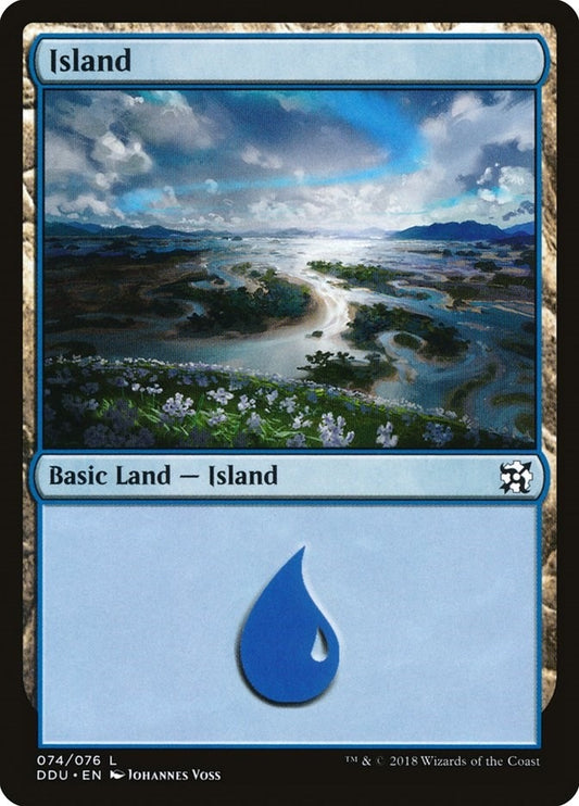Image for Island (074) (74) (Duel Decks: Elves vs. Inventors) - Magic: The Gathering