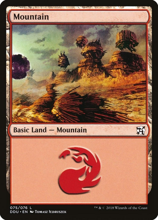 Image for Mountain (075) (75) (Duel Decks: Elves vs. Inventors) - Magic: The Gathering