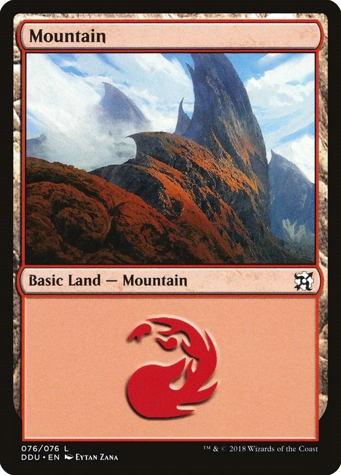 Image for Mountain (076) (76) (Duel Decks: Elves vs. Inventors) - Magic: The Gathering