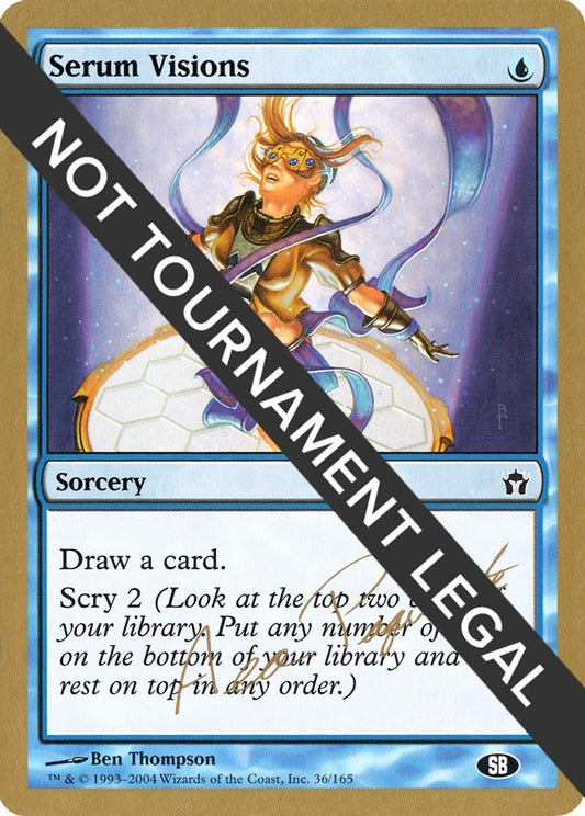 Image for Serum Visions - 2004 Aeo Paquette (5DN) (SB) (World Championship Decks) - Magic: The Gathering