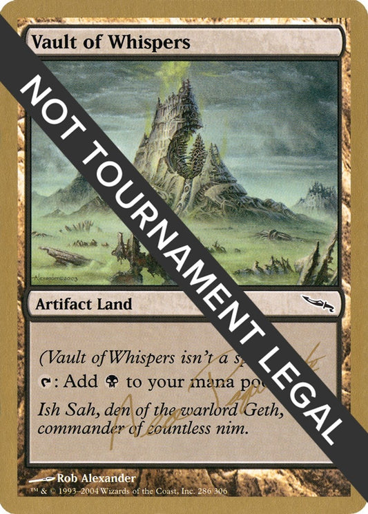 Image for Vault of Whispers - 2004 Aeo Paquette (MRD) (World Championship Decks) - Magic: The Gathering