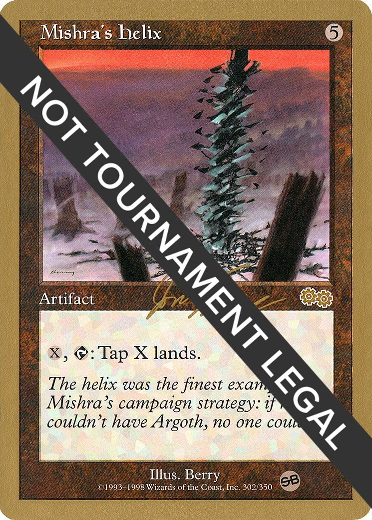 Image for Mishra's Helix - 2000 Jon Finkel (USG) (SB) (World Championship Decks) - Magic: The Gathering