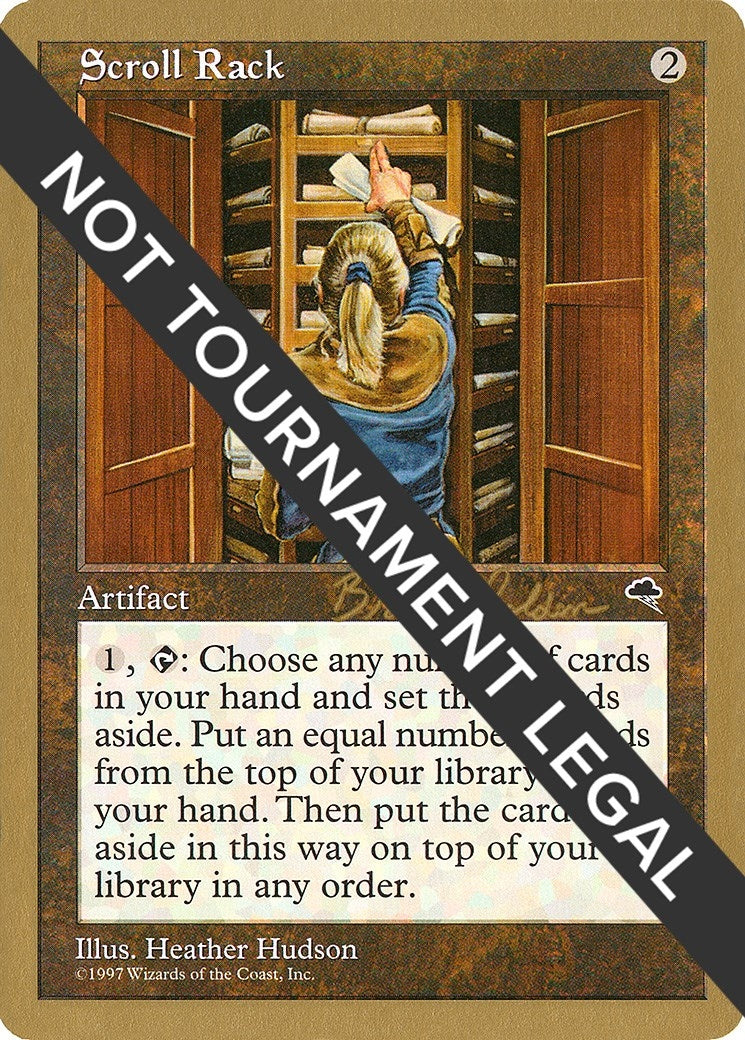 Image for Scroll Rack - 1998 Brian Selden (TMP) (World Championship Decks) - Magic: The Gathering