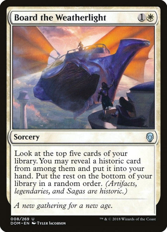 Image for Board the Weatherlight (8) (Dominaria) - Magic: The Gathering