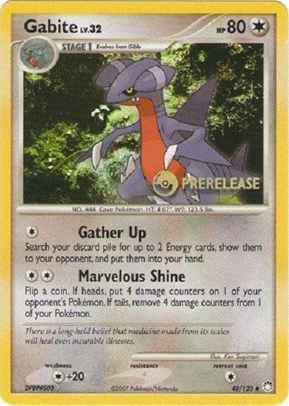 Image for Gabite - 48/124 (Prerelease) (48/124) (Diamond and Pearl Promos) - Pokemon