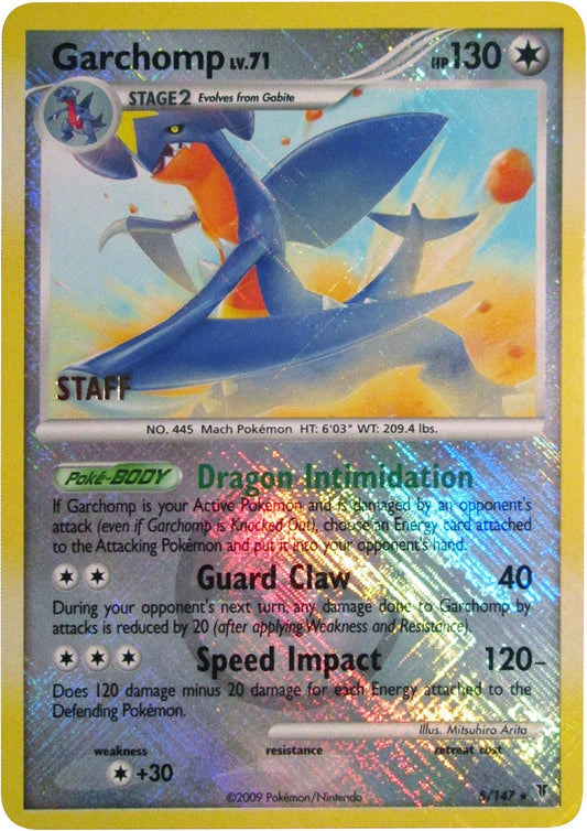 Image for Garchomp - 5/147 (Championship Promo) [Staff] (005/147) (League & Championship Cards) - Pokemon
