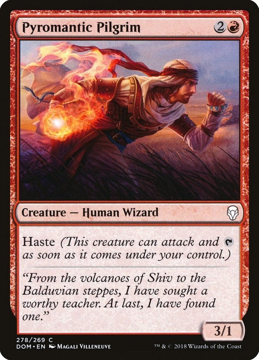 Image for Pyromantic Pilgrim (278) (Dominaria) - Magic: The Gathering