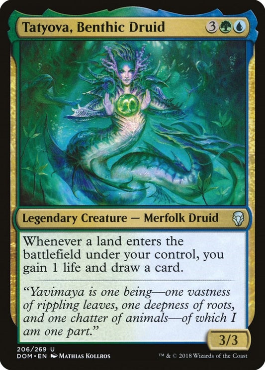 Image for Tatyova, Benthic Druid (206) (Dominaria) - Magic: The Gathering