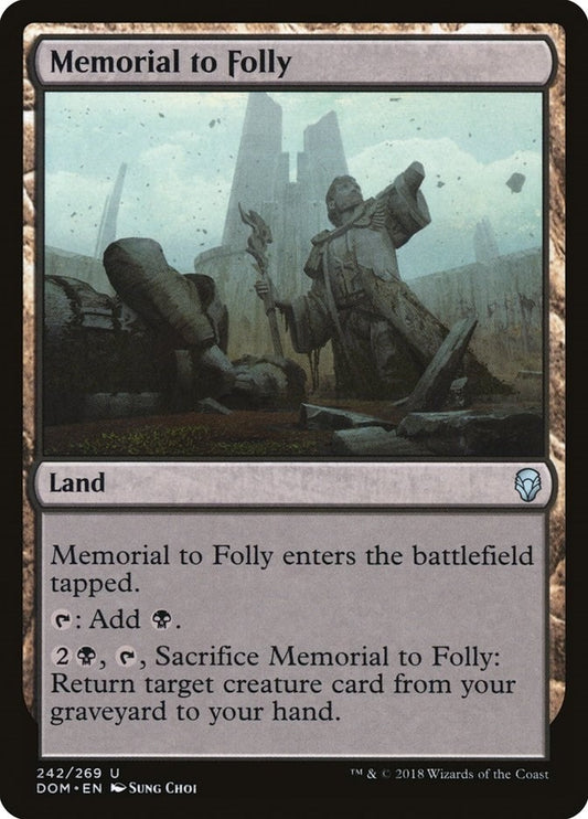 Image for Memorial to Folly (242) (Dominaria) - Magic: The Gathering