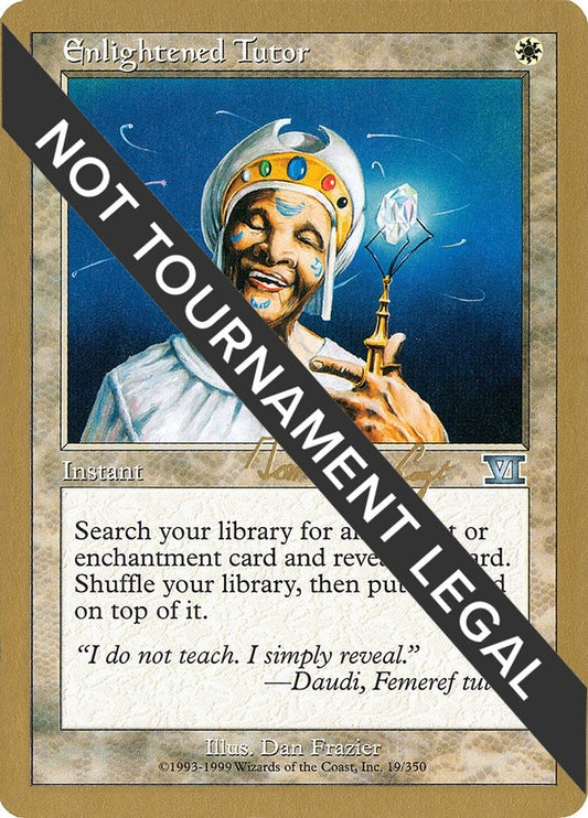 Image for Enlightened Tutor - 2000 Tom van de Logt (6ED) (World Championship Decks) - Magic: The Gathering