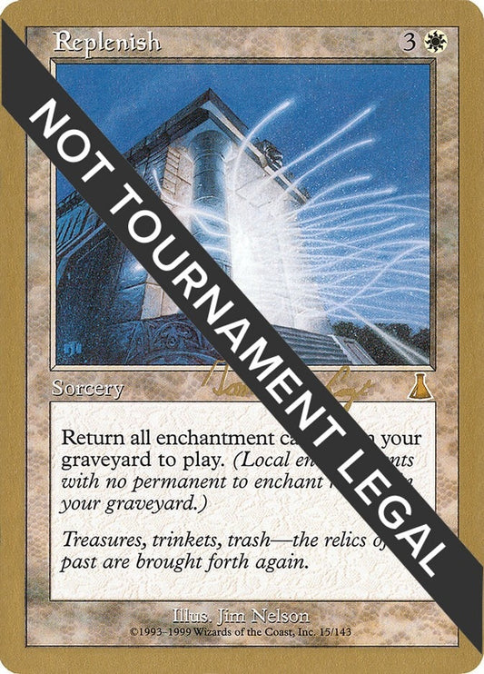 Image for Replenish - 2000 Tom van de Logt (UDS) (World Championship Decks) - Magic: The Gathering