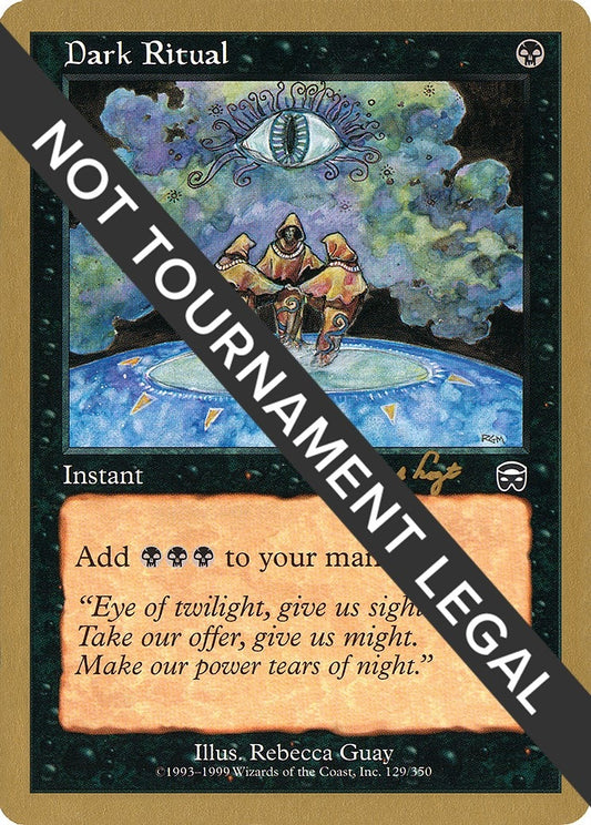 Image for Dark Ritual - 2001 Tom van de Logt (MMQ) (World Championship Decks) - Magic: The Gathering