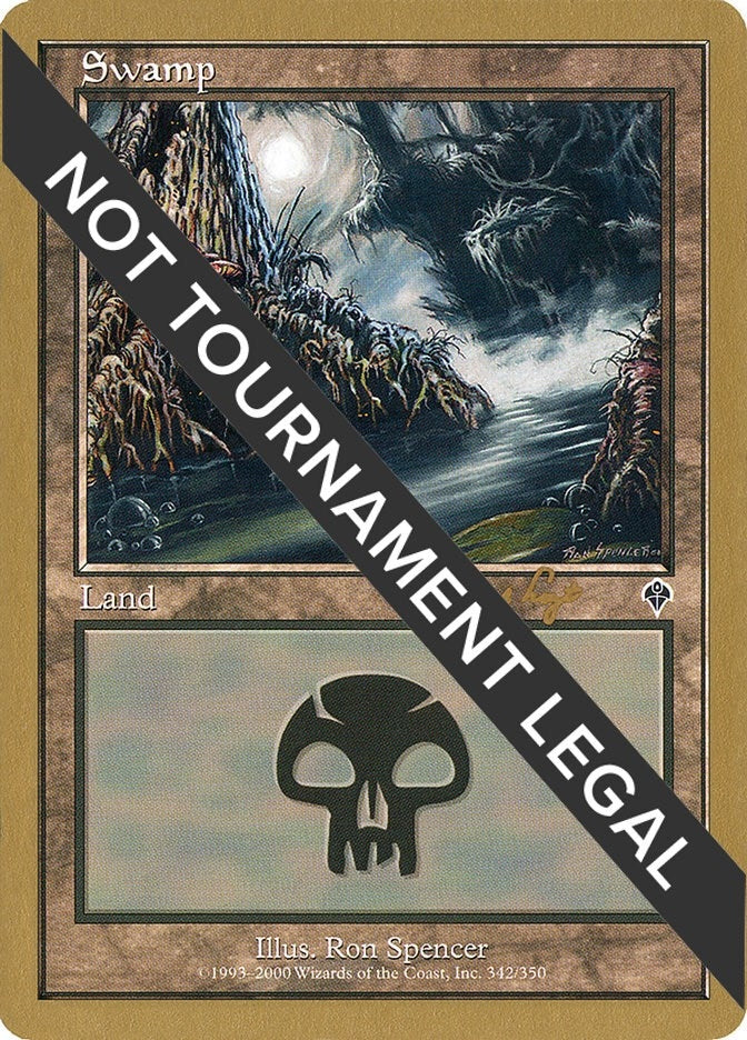 Image for Swamp (342) - 2001 Tom van de Logt (INV) (World Championship Decks) - Magic: The Gathering
