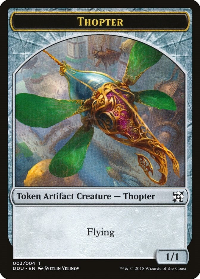 Image for Thopter Token (003) (3) (Duel Decks: Elves vs. Inventors) - Magic: The Gathering