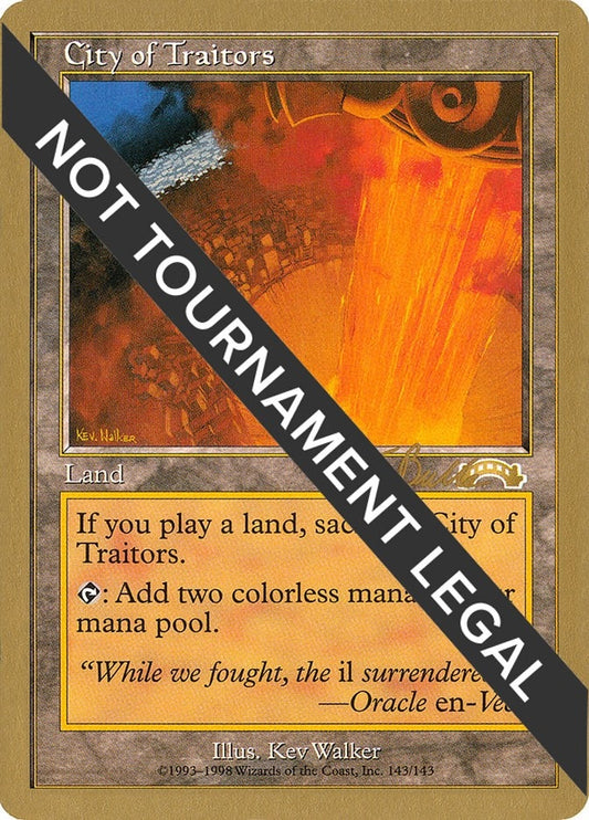 Image for City of Traitors - 1999 Kai Budde (EXO) (World Championship Decks) - Magic: The Gathering
