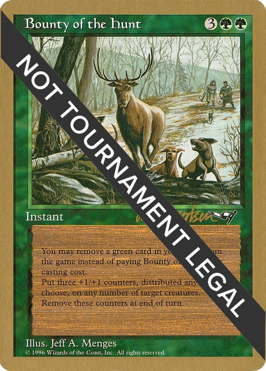 Image for Bounty of the Hunt - 1997 Svend Geertsen (ALL) (SB) (World Championship Decks) - Magic: The Gathering
