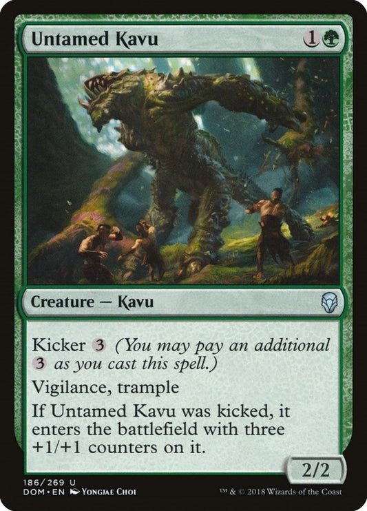Image for Untamed Kavu (186) (Dominaria) - Magic: The Gathering