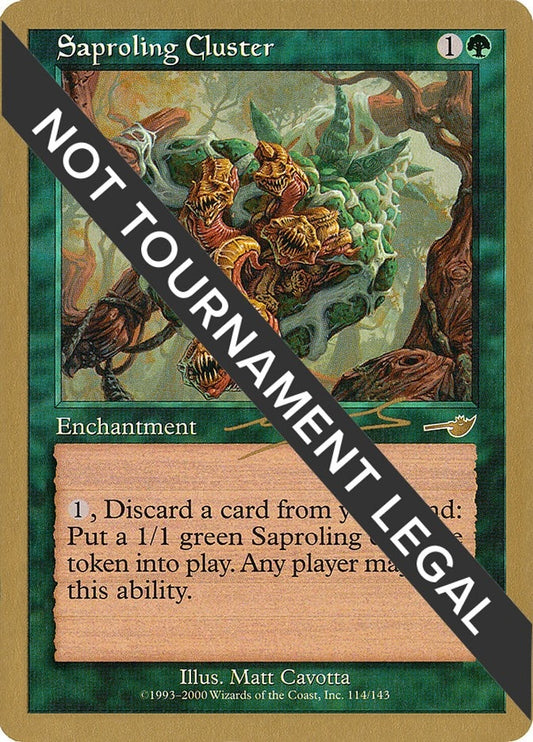 Image for Saproling Cluster - 2000 Nicolas Labarre (NMS) (World Championship Decks) - Magic: The Gathering