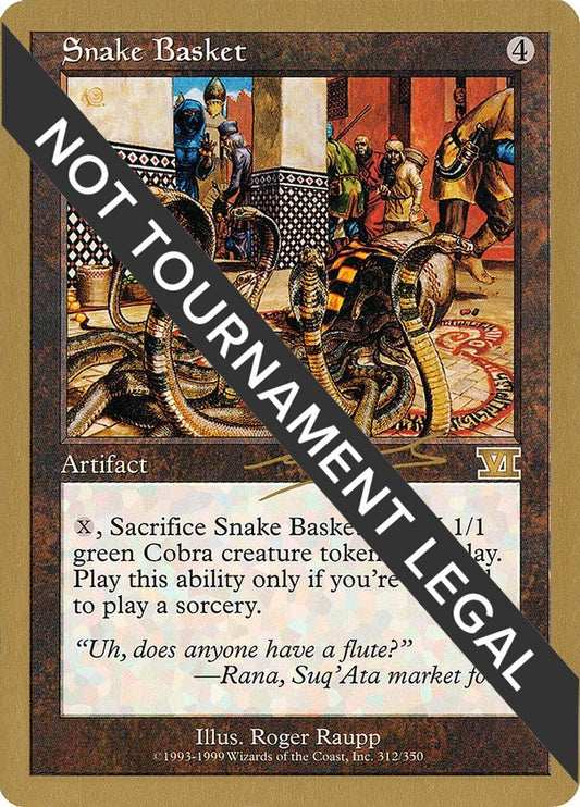 Image for Snake Basket - 2000 Nicolas Labarre (6ED) (World Championship Decks) - Magic: The Gathering