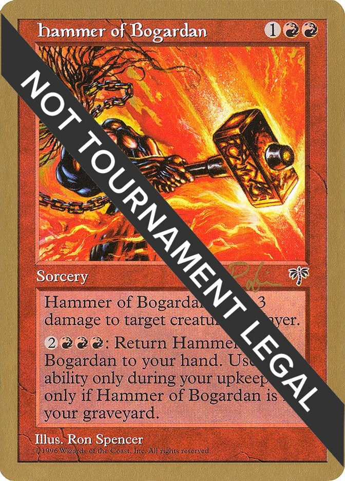 Image for Hammer of Bogardan - 1998 Ben Rubin (MIR) (World Championship Decks) - Magic: The Gathering