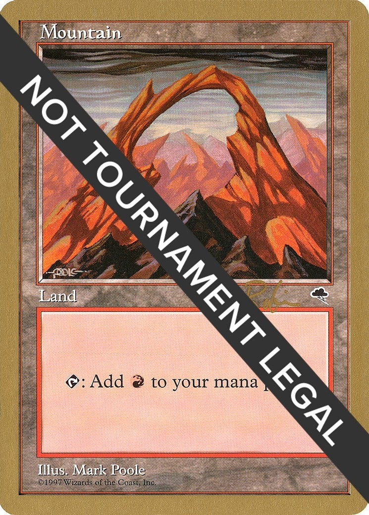 Image for Mountain (Joined) - 1998 Ben Rubin (TMP) (World Championship Decks) - Magic: The Gathering