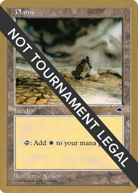 Image for Plains (Rocks) - 1998 Brian Hacker (TMP) (World Championship Decks) - Magic: The Gathering