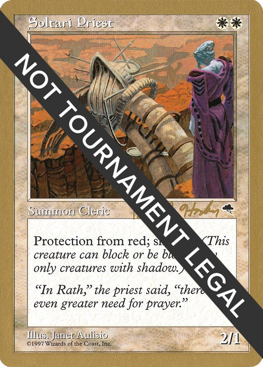 Image for Soltari Priest - 1998 Brian Hacker (TMP) (World Championship Decks) - Magic: The Gathering