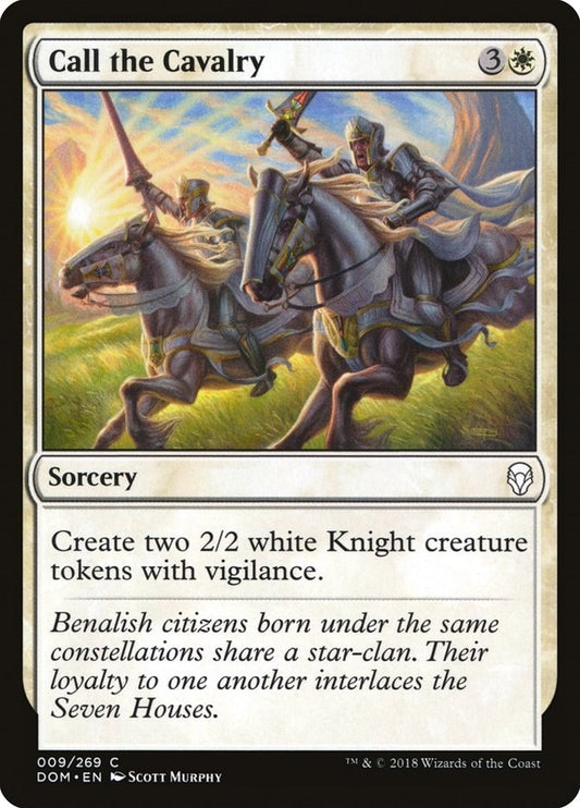 Image for Call the Cavalry (9) (Dominaria) - Magic: The Gathering