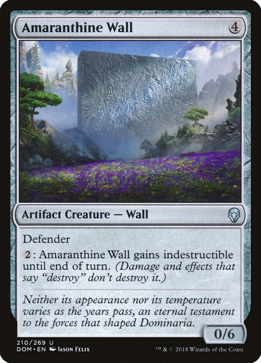 Image for Amaranthine Wall (210) (Dominaria) - Magic: The Gathering