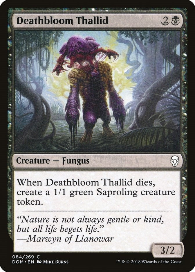 Image for Deathbloom Thallid (84) (Dominaria) - Magic: The Gathering