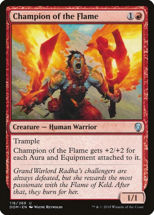 Image for Champion of the Flame (116) (Dominaria) - Magic: The Gathering