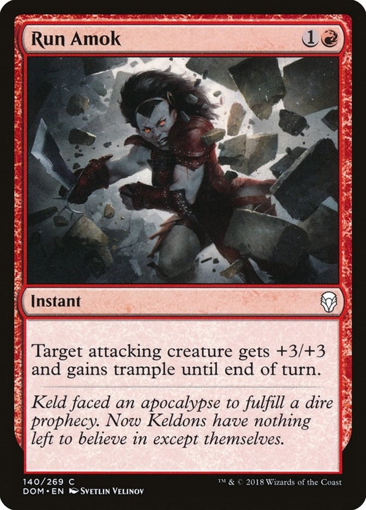 Image for Run Amok (140) (Dominaria) - Magic: The Gathering