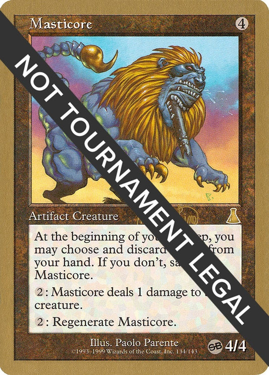 Image for Masticore - 1999 Mark Le Pine (UDS) (SB) (World Championship Decks) - Magic: The Gathering