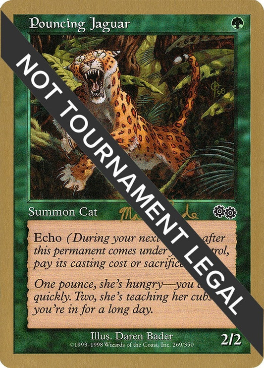 Image for Pouncing Jaguar - 1999 Matt Linde (USG) (World Championship Decks) - Magic: The Gathering