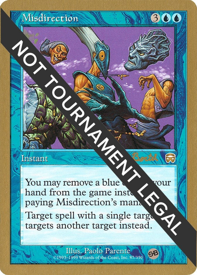Image for Misdirection - 2001 Alex Borteh (MMQ) (SB) (World Championship Decks) - Magic: The Gathering