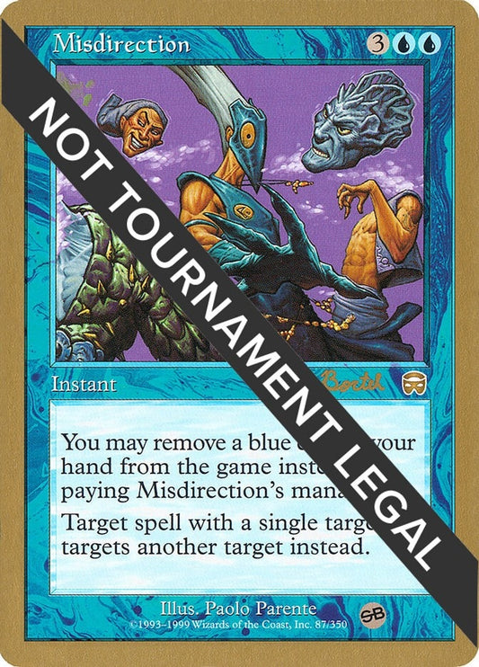 Image for Misdirection - 2001 Alex Borteh (MMQ) (SB) (World Championship Decks) - Magic: The Gathering